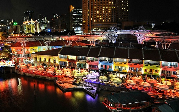 cầu cảng quay Singapore